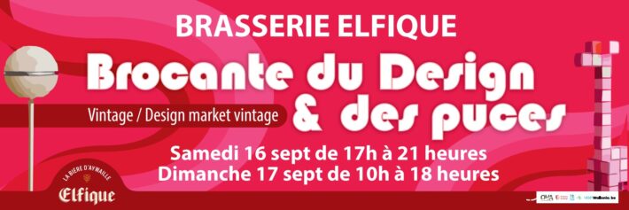 Samedi 16 (nocturne) et Dimanche 17 Septembre 2023 : BROCANTE DU DESIGN & DES PUCES